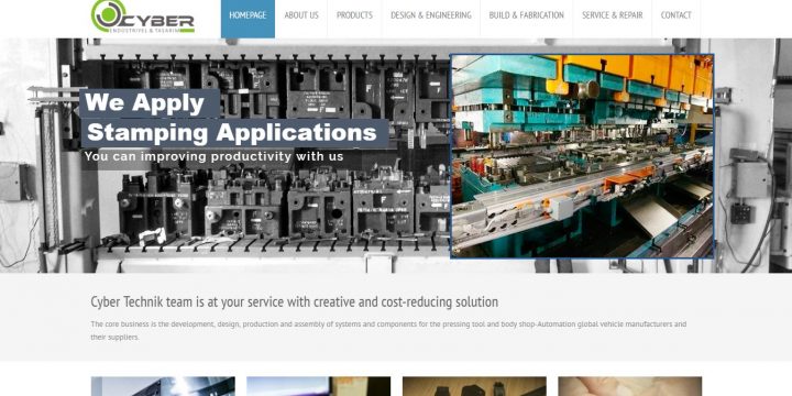 Cyber Teknik Web Sitesi Tasarımı
