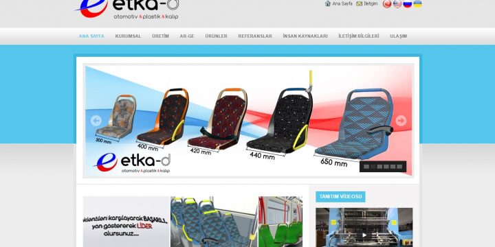 Etka-d Otomotiv Web Sitesi Tasarımı