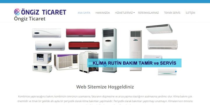 Öngiz Ticaret Web Sitesi Tasarımı