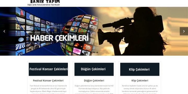 Tanır Yapım Web Sitesi Tasarımı