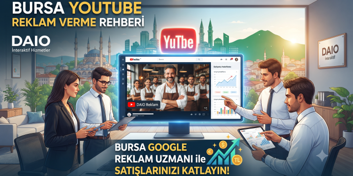 Bursa YouTube Reklam Verme Rehberi | DAIO İnteraktif Hizmetler