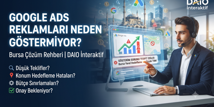 Google Ads Reklamlarım Neden Göstermiyor? | Bursa Çözüm Rehberi